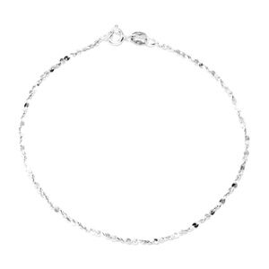 Woman’s Sterling Silver Chain Style Bracelet in 7.5 Inches